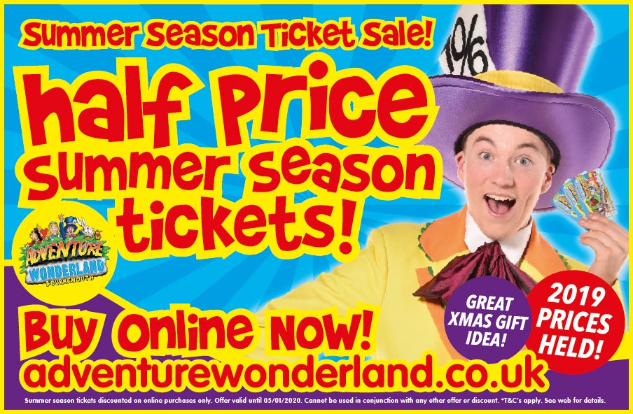 Adventure Wonderland Half Price Summer Season Ticket Offer