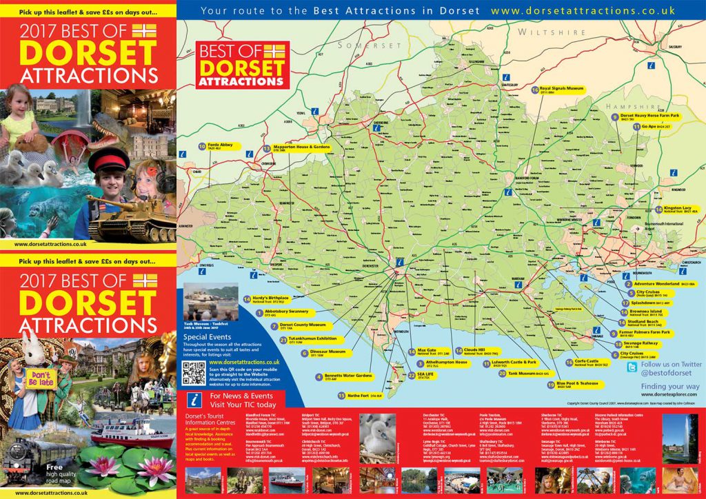 Best of Dorset Attractions brochure (front)