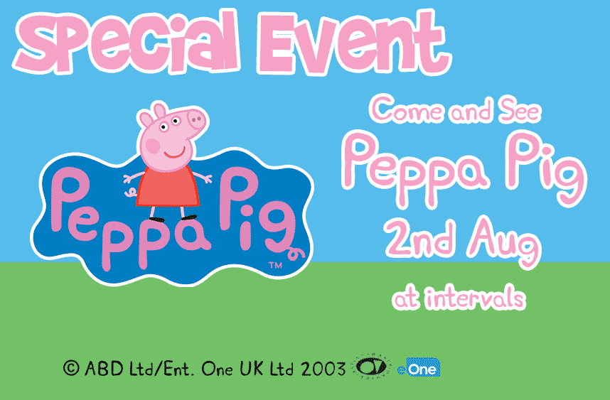 Peppa Pig at Adventure Wonderland on 2nd August 2017