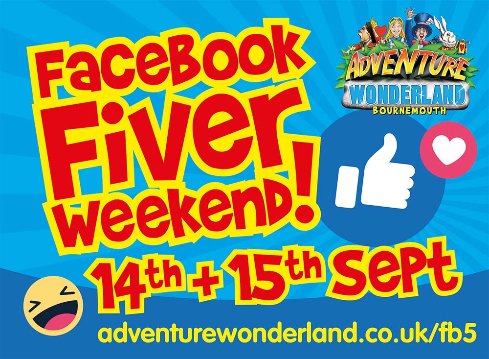 Facebook Fiver Weekend at Adventure Wonderland
