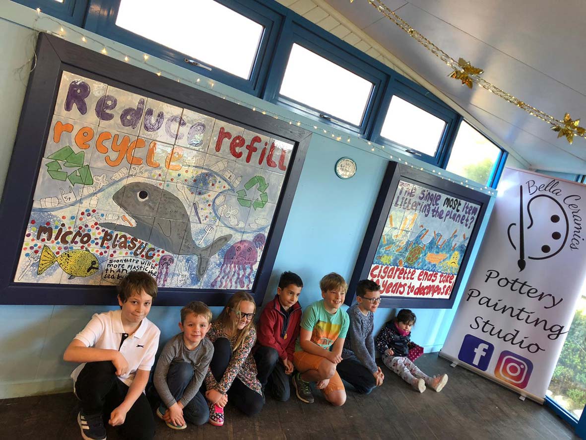 New school art project unveiled at Weymouth SEA LIFE