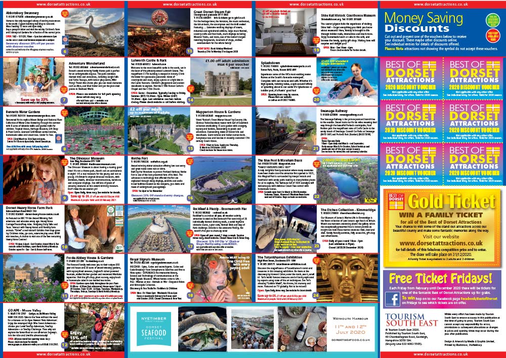 Best of Dorset 2020 Brochure back