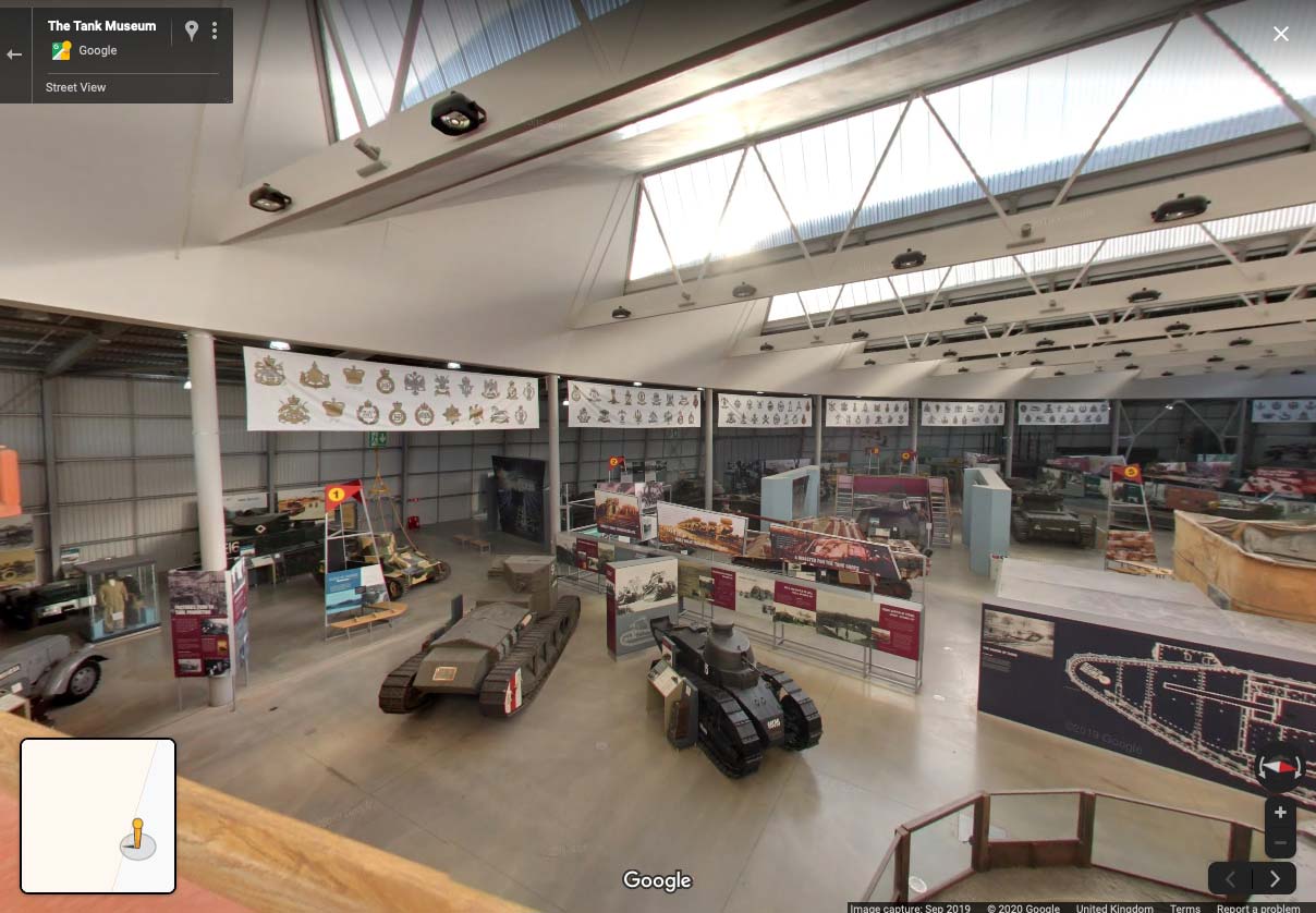 Google Street View comes to The Tank Museum