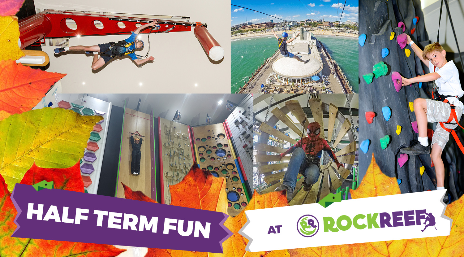 October half term fun at RockReef and PierZip