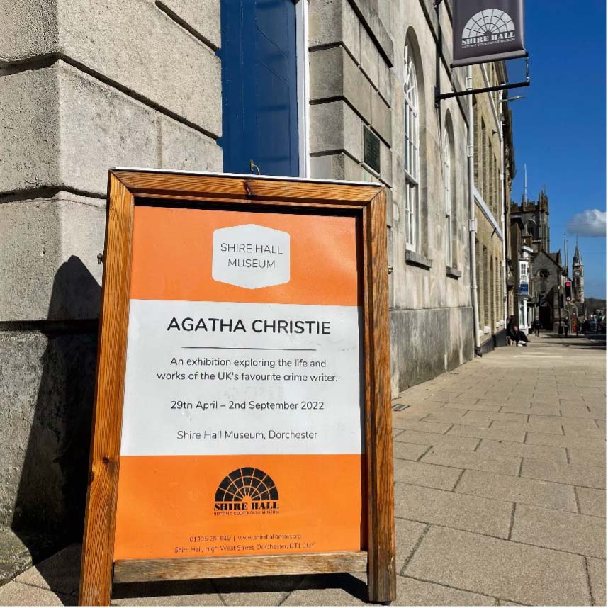 Agatha Christie Exhibition at Shire Hall