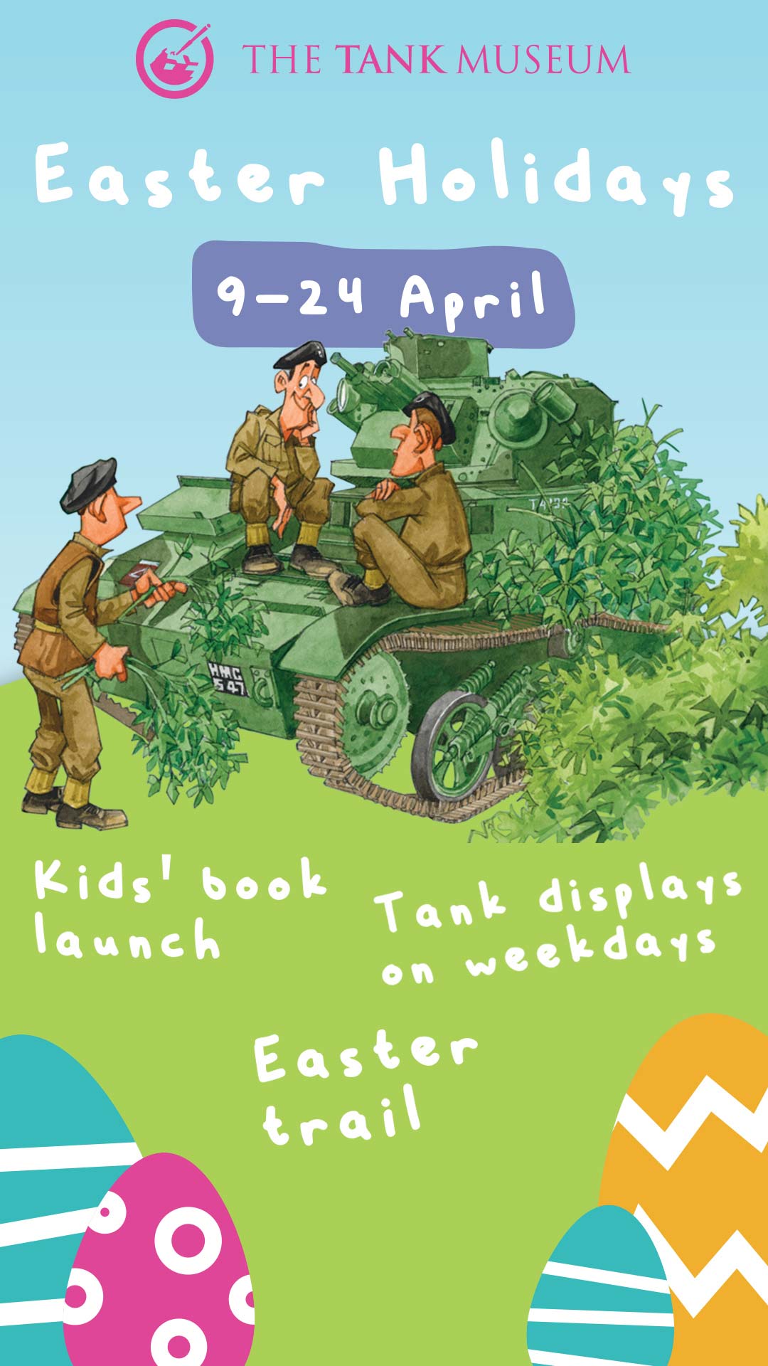 Egg Hunt At Tank Display This Easter At The Tank Museum