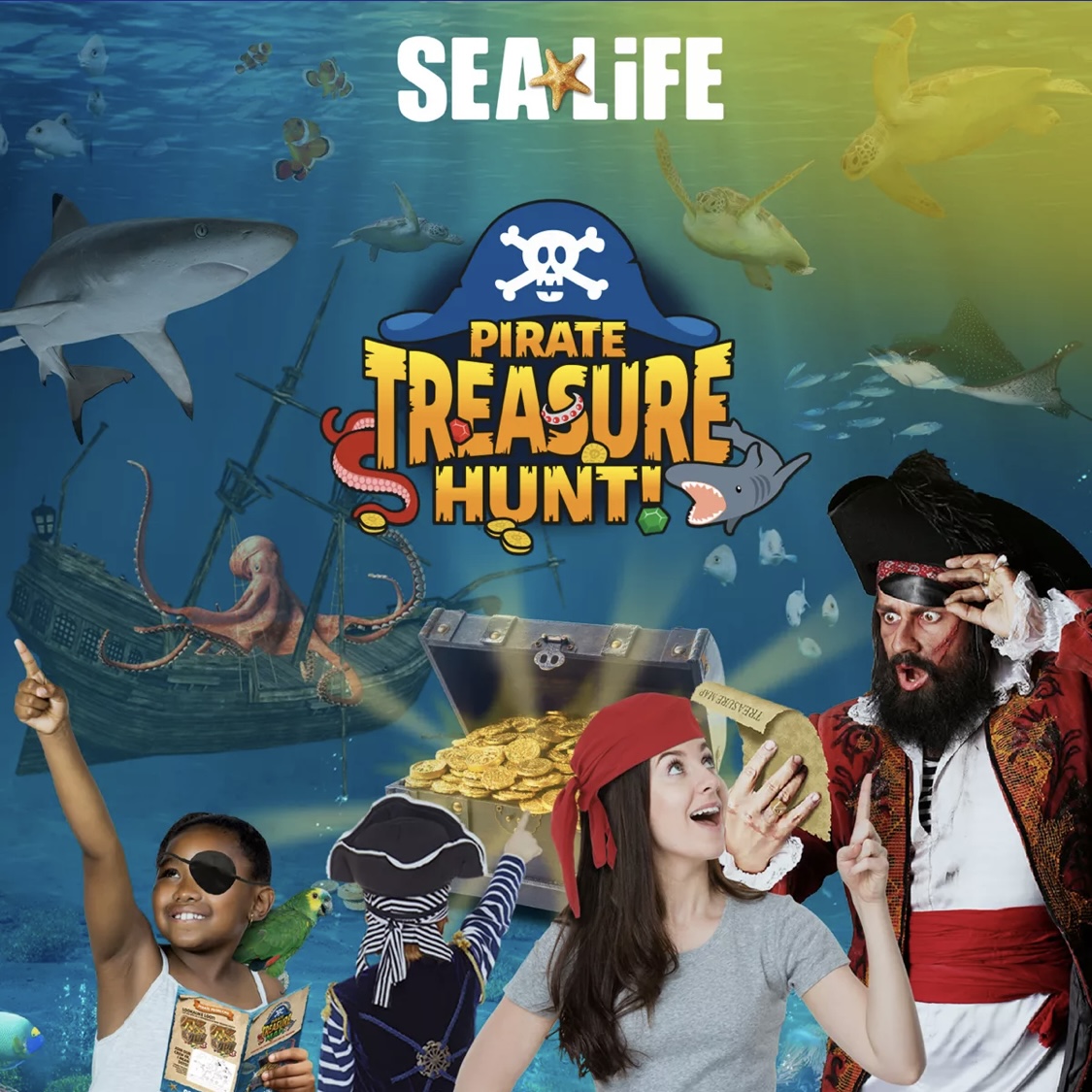 Pirate Treasure Hunt SEALIFE Weymouth